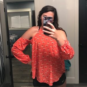 Abercrombie Cold Shoulder Top